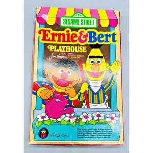 Colorforms Sesame Street Ernie Bert Playhouse Cookie Monster Vintage 1986